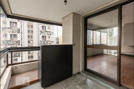 Varanda da Sala de apartamento à venda com 3 quartos, 164m² em Indianópolis, São Paulo