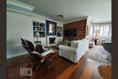 Sala de apartamento à venda com 4 quartos, 276m² em Real Parque, São Paulo