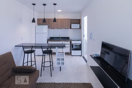 Sala de apartamento para alugar com 1 quarto, 32m² em Barra Funda, São Paulo