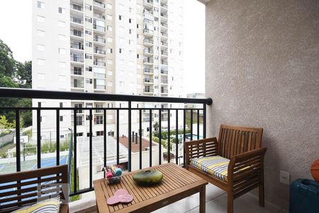 Varanda de apartamento à venda com 2 quartos, 75m² em Vila Praia, São Paulo