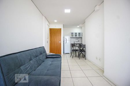 Cozinha, sala e quarto de kitnet/studio para alugar com 1 quarto, 35m² em Centro, Belo Horizonte