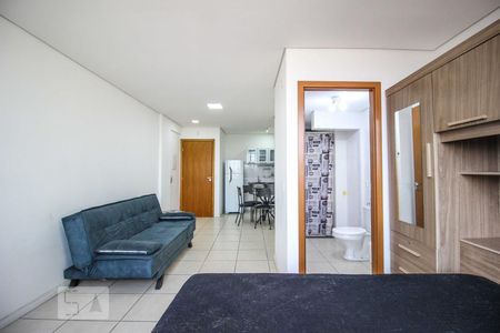 Cozinha, sala e quarto de kitnet/studio para alugar com 1 quarto, 35m² em Centro, Belo Horizonte