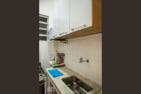 Cozinha de kitnet/studio à venda com 1 quarto, 30m² em Copacabana, Rio de Janeiro