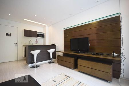 Sala de Tv de kitnet/studio para alugar com 1 quarto, 35m² em Jardim Ampliação, São Paulo