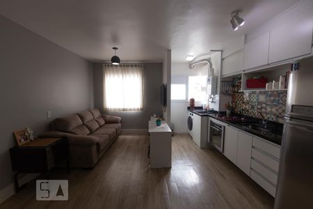 Sala e Cozinha de apartamento à venda com 2 quartos, 45m² em Quinta da Paineira, São Paulo