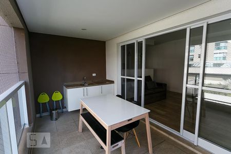 Varanda da Sala de apartamento à venda com 2 quartos, 71m² em Jardim Fonte do Morumbi, São Paulo