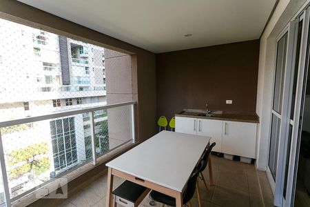 Varanda da Sala de apartamento à venda com 2 quartos, 71m² em Jardim Fonte do Morumbi, São Paulo