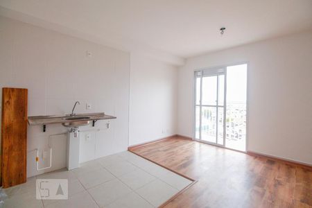 Sala e cozinha de apartamento à venda com 1 quarto, 38m² em Vila Alpina, São Paulo
