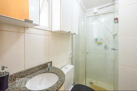 Banheiro Social de apartamento para alugar com 2 quartos, 54m² em Sul (águas Claras), Brasília