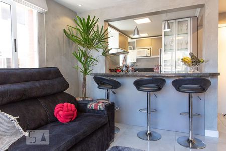 Sala de apartamento à venda com 1 quarto, 48m² em Auxiliadora, Porto Alegre