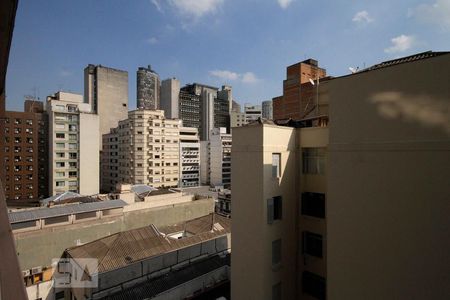 Vista de kitnet/studio para alugar com 1 quarto, 29m² em República, São Paulo