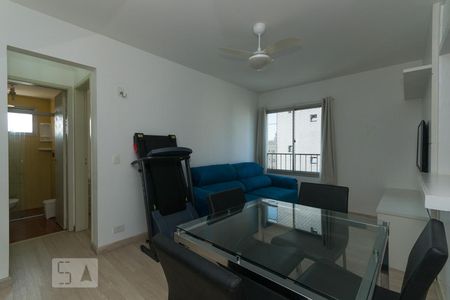 Sala de apartamento à venda com 1 quarto, 50m² em Vila Clementino, São Paulo