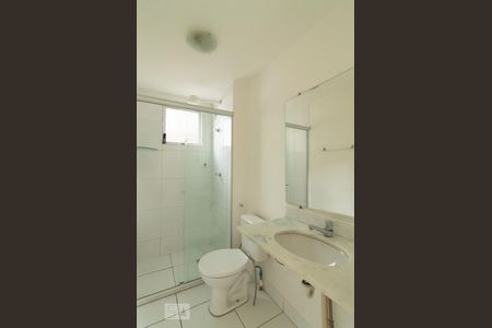 Banheiro da Suíte de apartamento à venda com 3 quartos, 76m² em Paquetá, Belo Horizonte