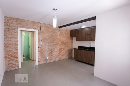 Sala/Cozinha de apartamento para alugar com 1 quarto, 43m² em Centro Histórico, Porto Alegre