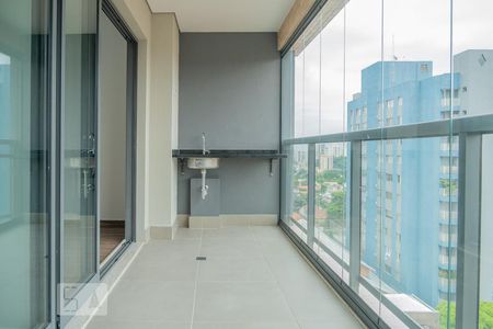 Varanda da Sala de apartamento para alugar com 1 quarto, 44m² em Pinheiros, São Paulo