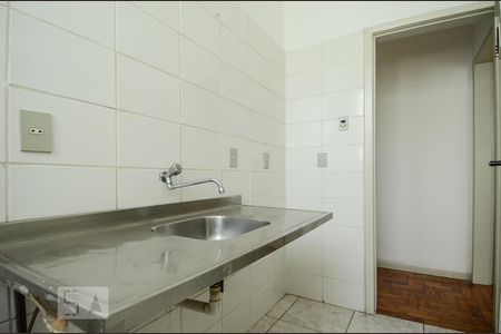 Cozinha de kitnet/studio à venda com 1 quarto, 25m² em Centro Histórico, Porto Alegre