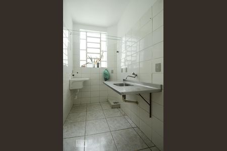 Cozinha de kitnet/studio para alugar com 1 quarto, 25m² em Centro Histórico, Porto Alegre