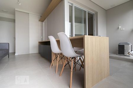 Cozinha - sala de kitnet/studio para alugar com 1 quarto, 35m² em Pinheiros, São Paulo