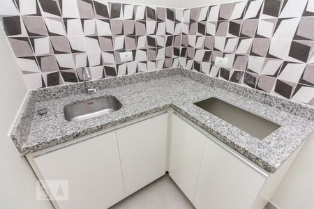 Cozinha de kitnet/studio à venda com 1 quarto, 37m² em Barra Funda, São Paulo