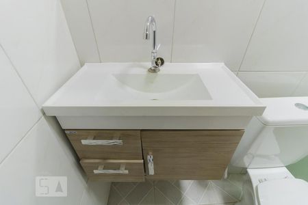 Detalhe banheiro de apartamento para alugar com 1 quarto, 35m² em Chácara Cruzeiro do Sul, São Paulo