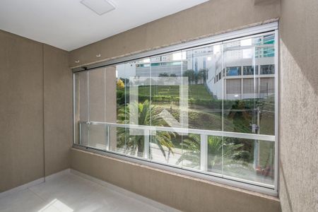 Varanda da Sala de apartamento à venda com 2 quartos, 67m² em Vila da Serra, Nova Lima