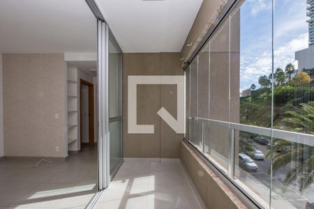 Varanda da Sala de apartamento à venda com 2 quartos, 67m² em Vila da Serra, Nova Lima