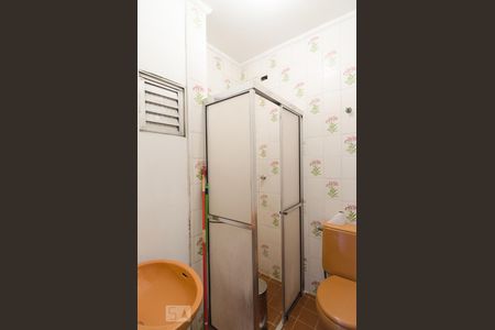 Banheiro de kitnet/studio para alugar com 1 quarto, 38m² em Demarchi, São Bernardo do Campo