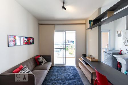 Sala de apartamento à venda com 1 quarto, 45m² em Fazenda Morumbi, São Paulo