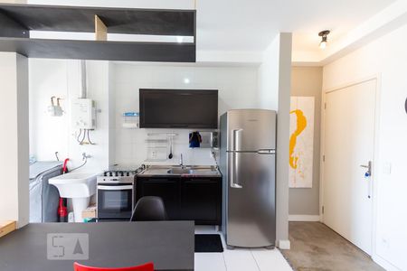 Cozinha de apartamento à venda com 1 quarto, 45m² em Fazenda Morumbi, São Paulo