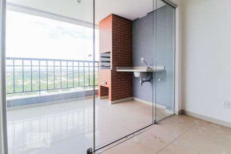 Varanda Gourmet da Sala de apartamento para alugar com 3 quartos, 93m² em Alto da Glória, Goiânia