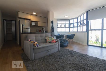 Sala de apartamento à venda com 1 quarto, 49m² em Campo Belo, São Paulo