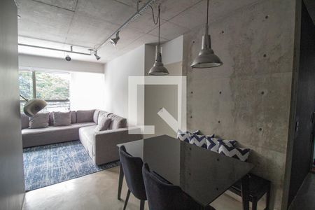 Sala de apartamento para alugar com 2 quartos, 70m² em Brooklin Novo, São Paulo