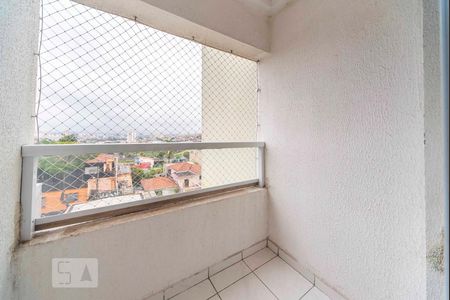 Varanda da Sala de apartamento para alugar com 2 quartos, 50m² em Vila Príncipe de Gales, Santo André