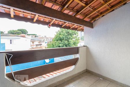 Varanda Quarto 2 de casa para alugar com 4 quartos, 250m² em Vila Scarpelli, Santo André