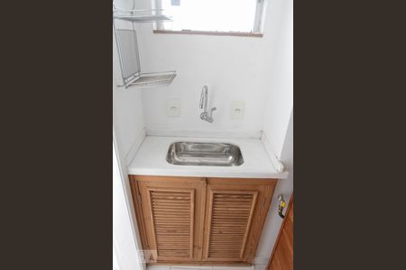 Cozinha de kitnet/studio à venda com 1 quarto, 20m² em Gávea, Rio de Janeiro