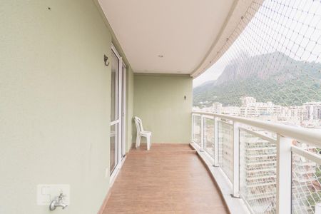 Varanda de apartamento para alugar com 3 quartos, 92m² em Botafogo, Rio de Janeiro
