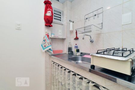 Cozinha. de kitnet/studio à venda com 1 quarto, 27m² em Copacabana, Rio de Janeiro