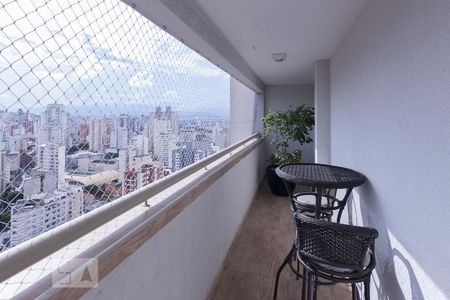 Varanda de apartamento à venda com 1 quarto, 52m² em Campos Elíseos, São Paulo