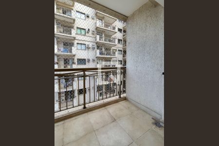 Varanda da Sala de apartamento à venda com 2 quartos, 60m² em São Cristóvão, Rio de Janeiro