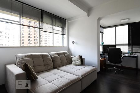 Sala de tv de apartamento à venda com 3 quartos, 145m² em Jardim Paulista, São Paulo