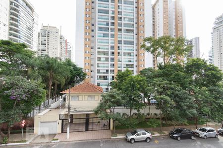 Varanda - Vista de apartamento à venda com 3 quartos, 150m² em Campo Belo, São Paulo