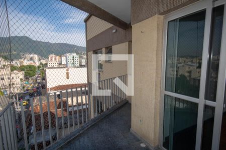 Varanda da Sala de apartamento à venda com 3 quartos, 100m² em Vila Isabel, Rio de Janeiro