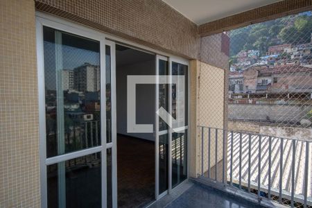 Varanda da Sala de apartamento à venda com 3 quartos, 100m² em Vila Isabel, Rio de Janeiro