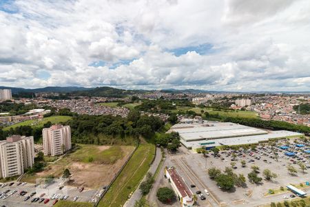 Vista varanda gourmet de kitnet/studio para alugar com 1 quarto, 38m² em Jardim Flor da Montanha, Guarulhos