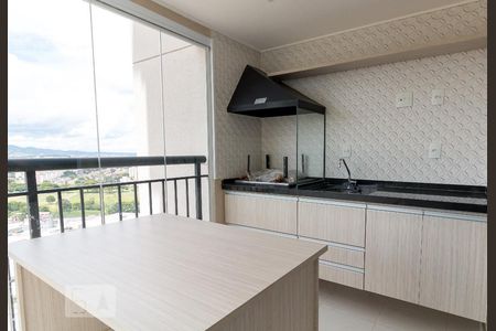 Varanda gourmet de kitnet/studio para alugar com 1 quarto, 38m² em Jardim Flor da Montanha, Guarulhos