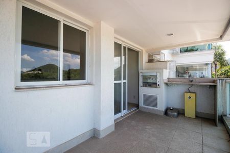 Varanda da Sala de apartamento para alugar com 3 quartos, 84m² em Recreio dos Bandeirantes, Rio de Janeiro