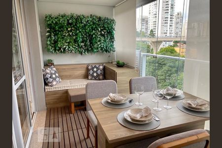 Varanda 1 de apartamento para alugar com 1 quarto, 41m² em Cidade Monções, São Paulo