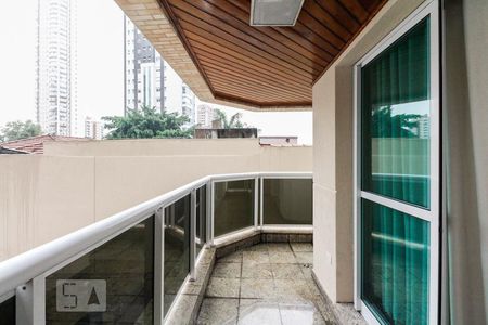 Sacada  de apartamento à venda com 3 quartos, 150m² em Vila Regente Feijó, São Paulo