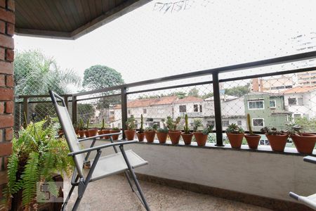 Varanda da Sala de apartamento à venda com 4 quartos, 200m² em Vila Clementino, São Paulo