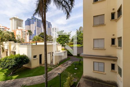 Vista da suíte de apartamento para alugar com 3 quartos, 74m² em Mansões Santo Antônio, Campinas